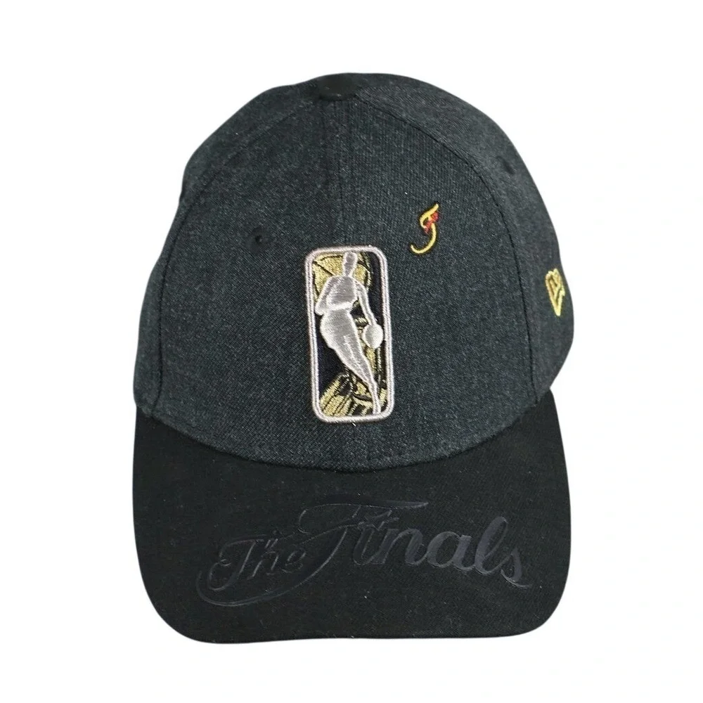 NBA Finals Hat Cap Snap Back Mens One Size Black NBA Basketball 9FORTY New Era